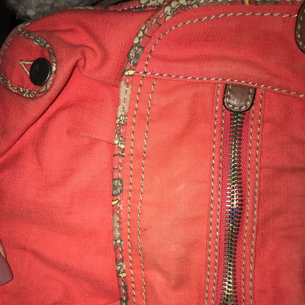 Vintage fossil cross body